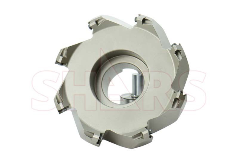Shars CNC 6″ 45° Indexable Face Mill SEHT 43 Insert 8 Flutes NEW R[