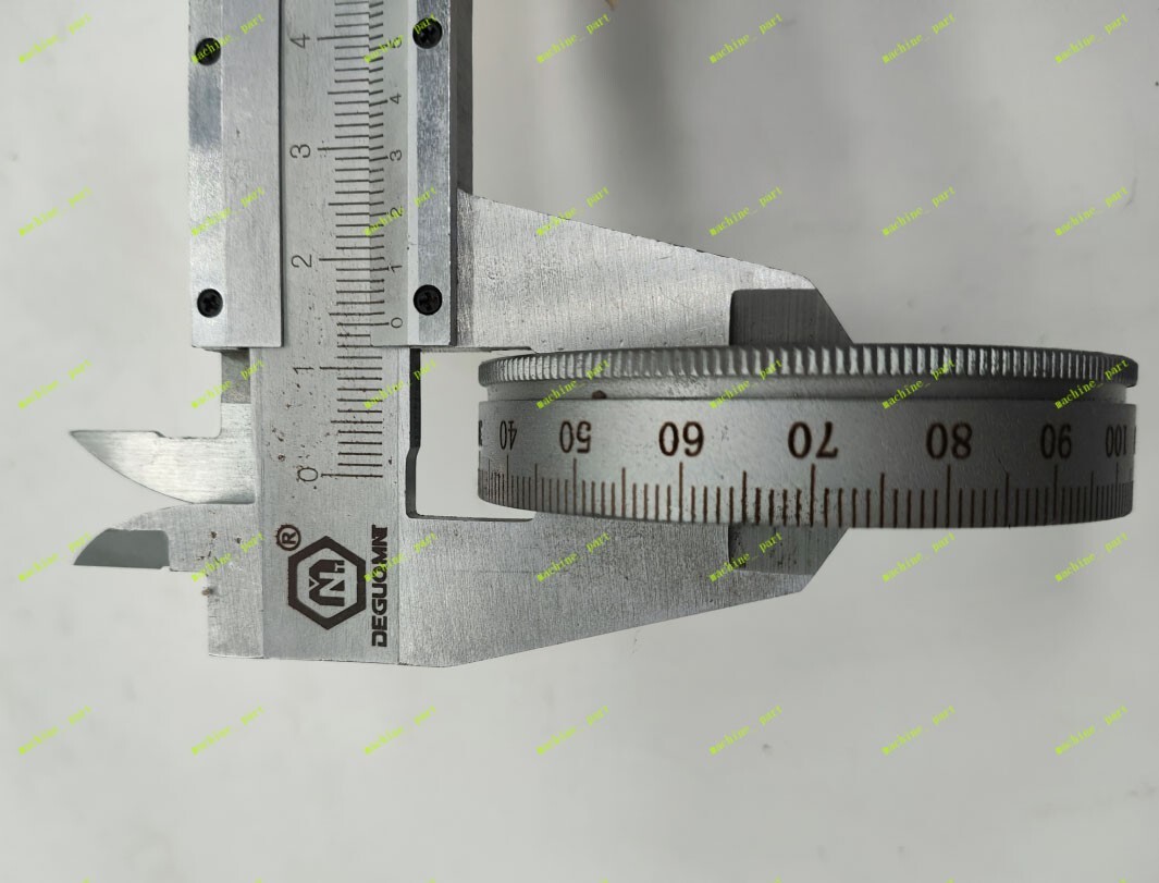 Milling Machine 0-200mm Lathe Scale Metal Ring Dial Machine Part 65*40*14mm 1PC