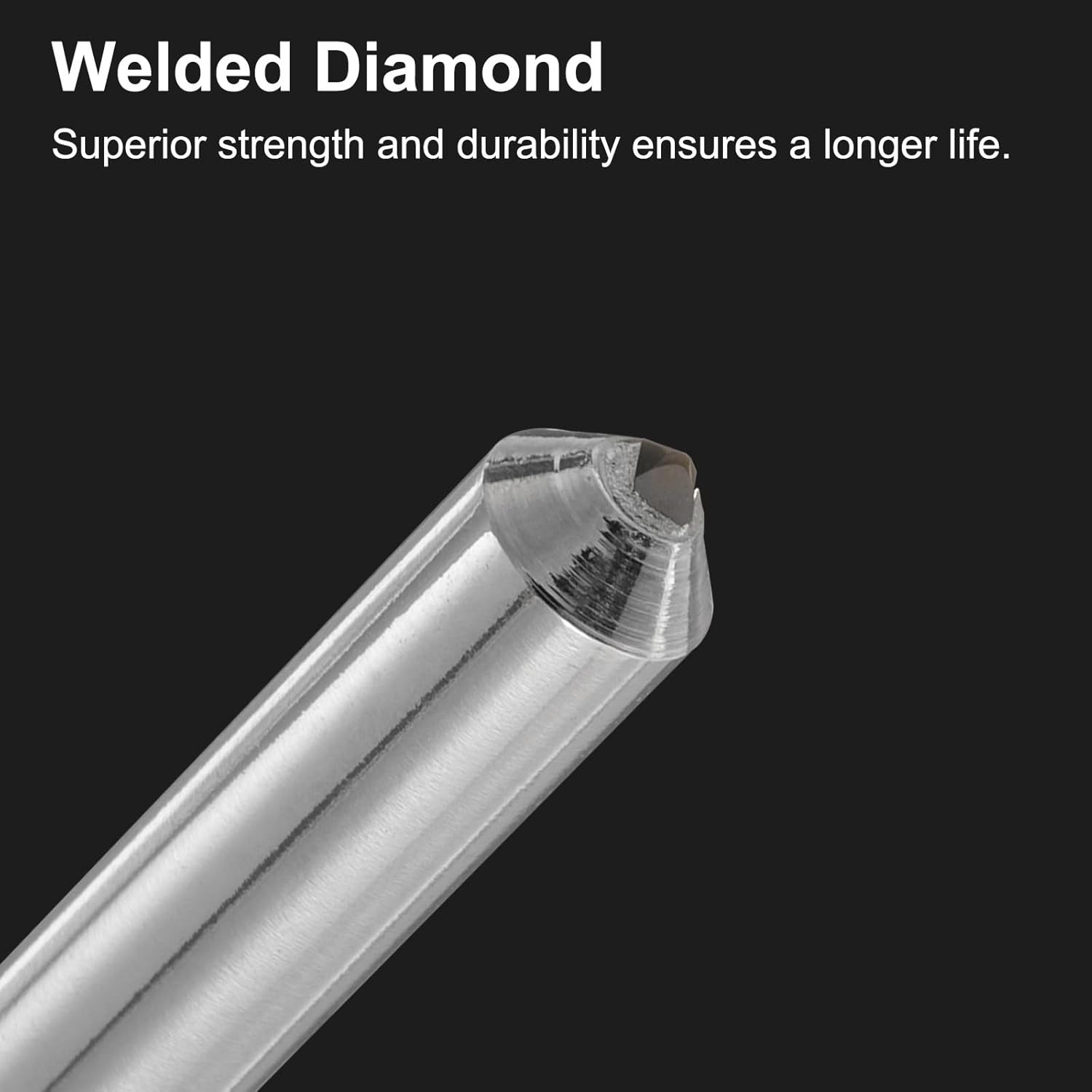 2Pcs Diamond Dressers, 8Mm X 50Mm (5/16″ X 2″) Single Tapered Point Grinding Whe