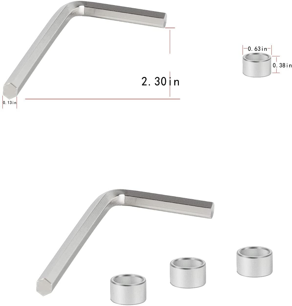 4pcs Belt Knife Grinder 2″x72″ Wheel Set 4″ Drive 5/8″ Bore 3″ Track 2″ Idler