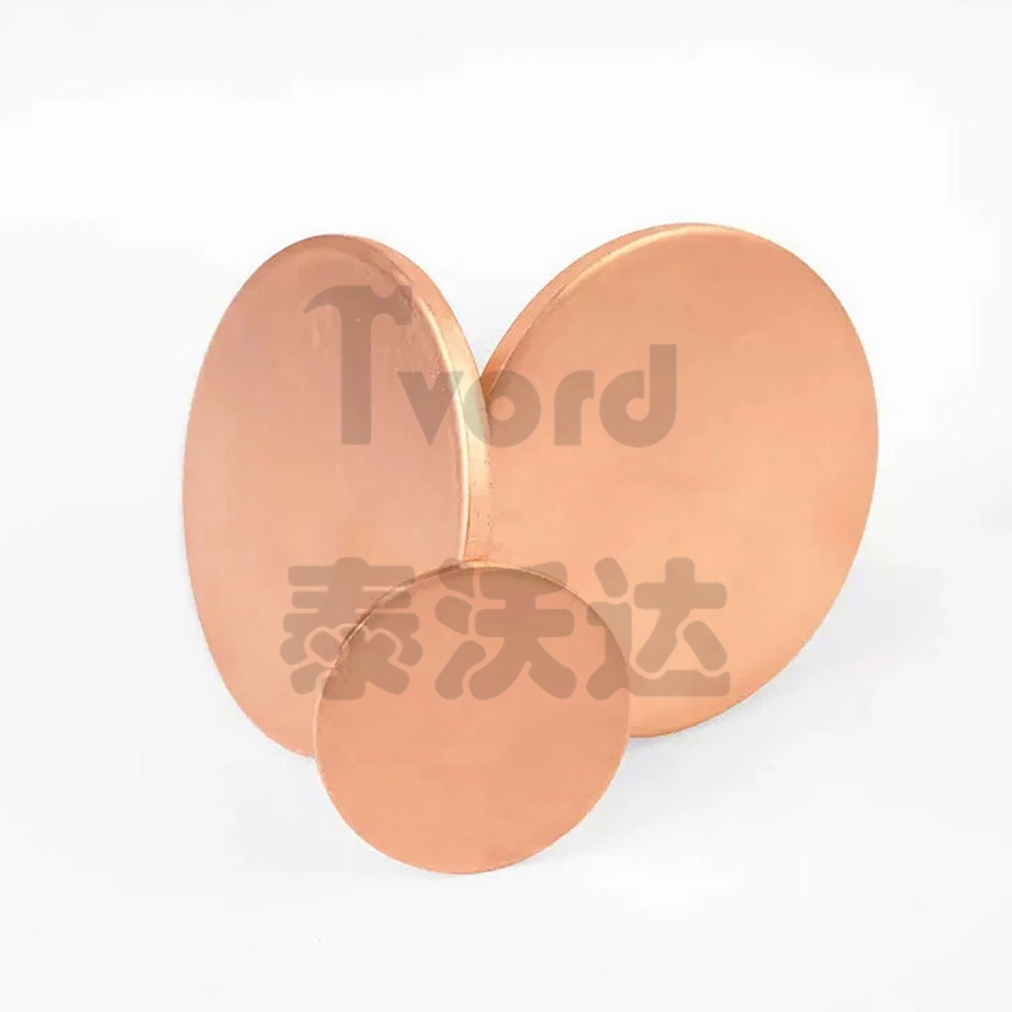 Solid Pure Copper Disc Blank Cut Round Sheet Plate Thick 0.5-3mm Dia 10mm-200mm