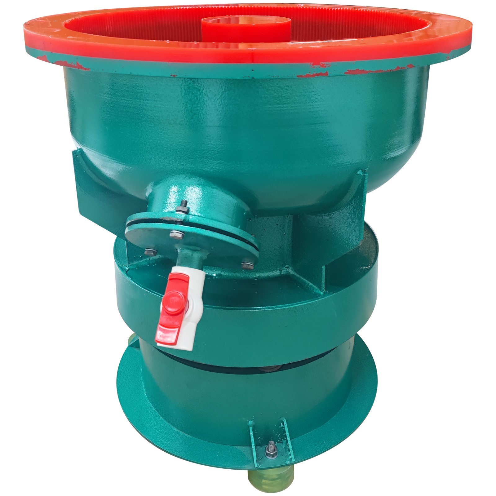 220V 60L Straight Opening Vibration Deburring Polishing Machine Metal Hardware