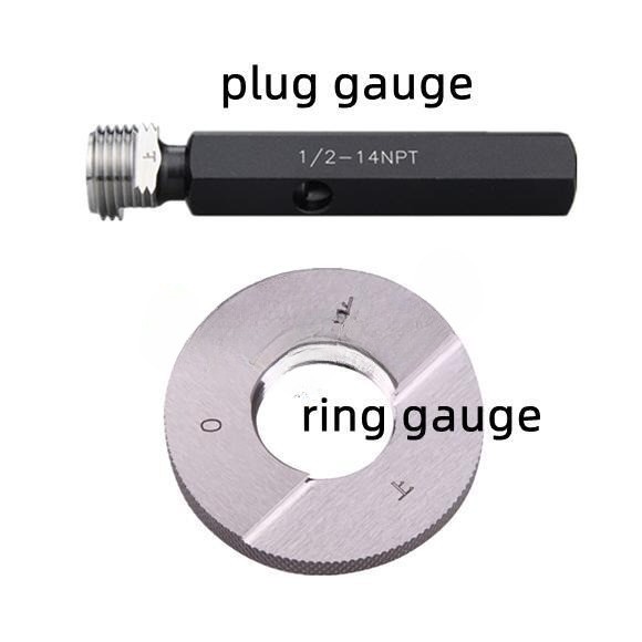 For RC R NPT1/8 1/4 3/8 1/2 3/4 1-inch ZG tooth gauge Plug gauge ring gauge