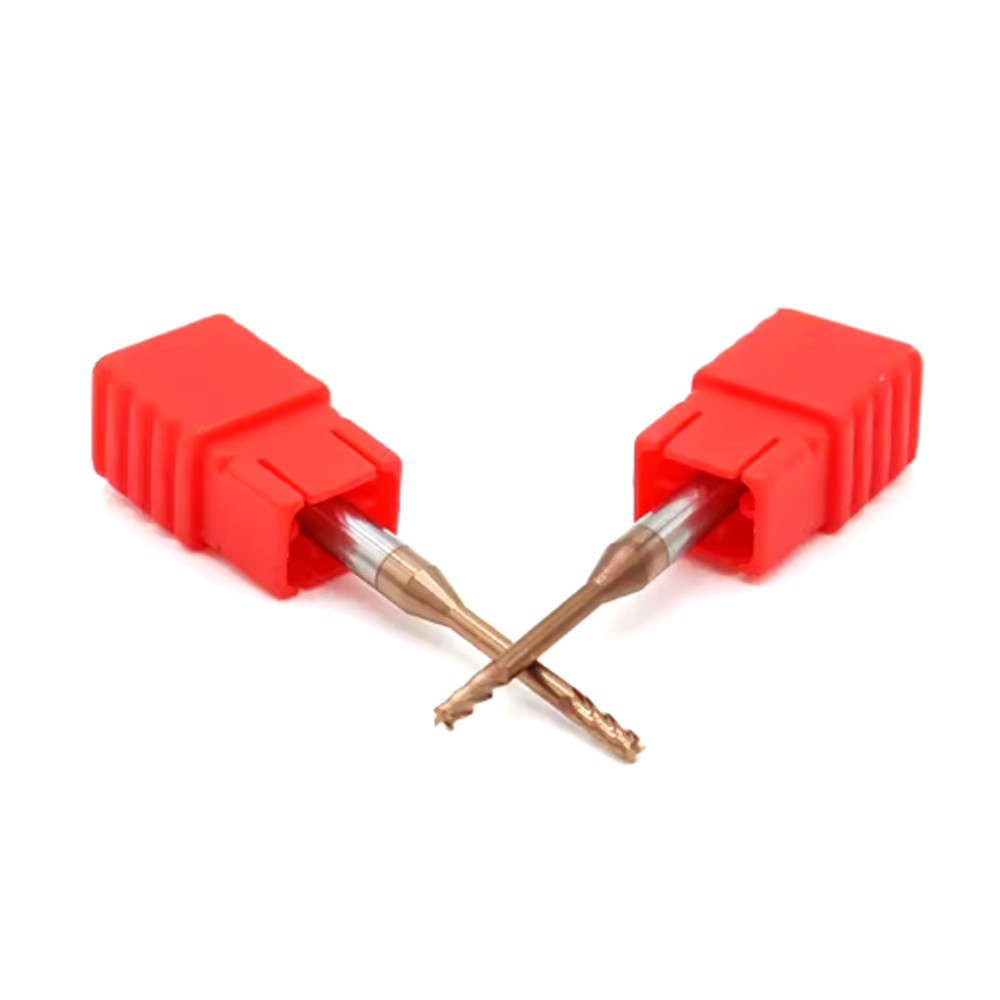 HRC60 Carbide Micro Diameter End mill Bit 1mm to 3mm Long Neck Milling Cutter