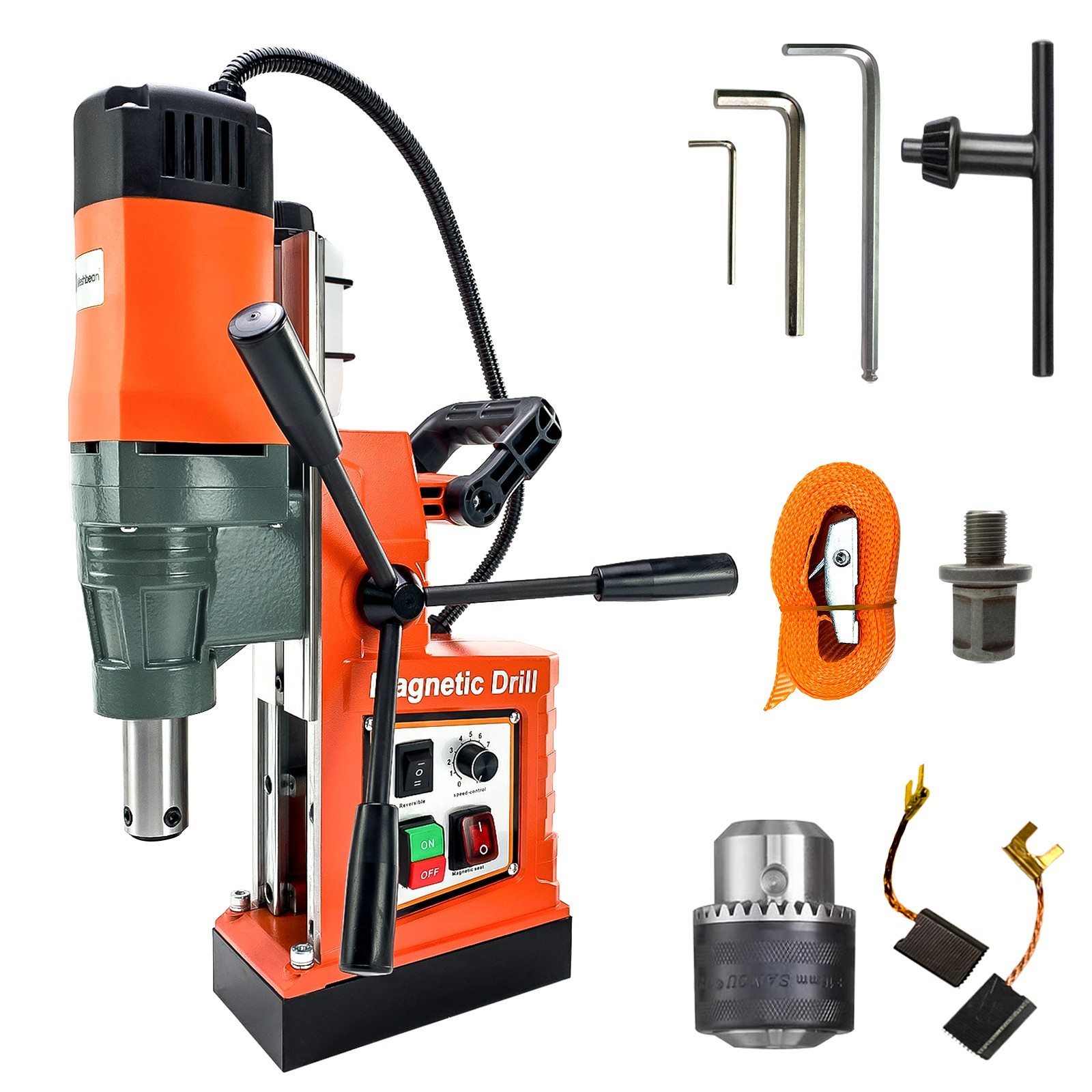 Magnetic Drill Press 1550W Coring/Tapping/Drilling Machine 13800N 760RPM 2″ Core