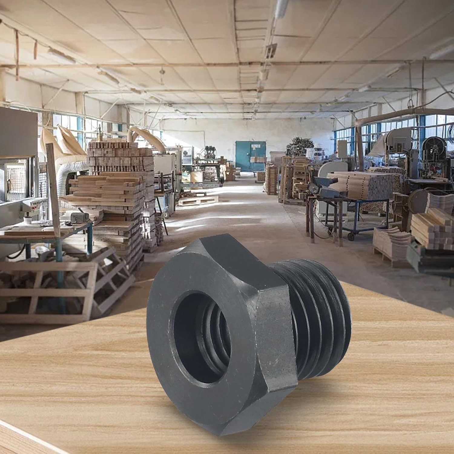 Wood Lathe Chuck Adapter, 18Mmx2.5 to 1-8TPI, Lathe Headstock Spindle Adapter