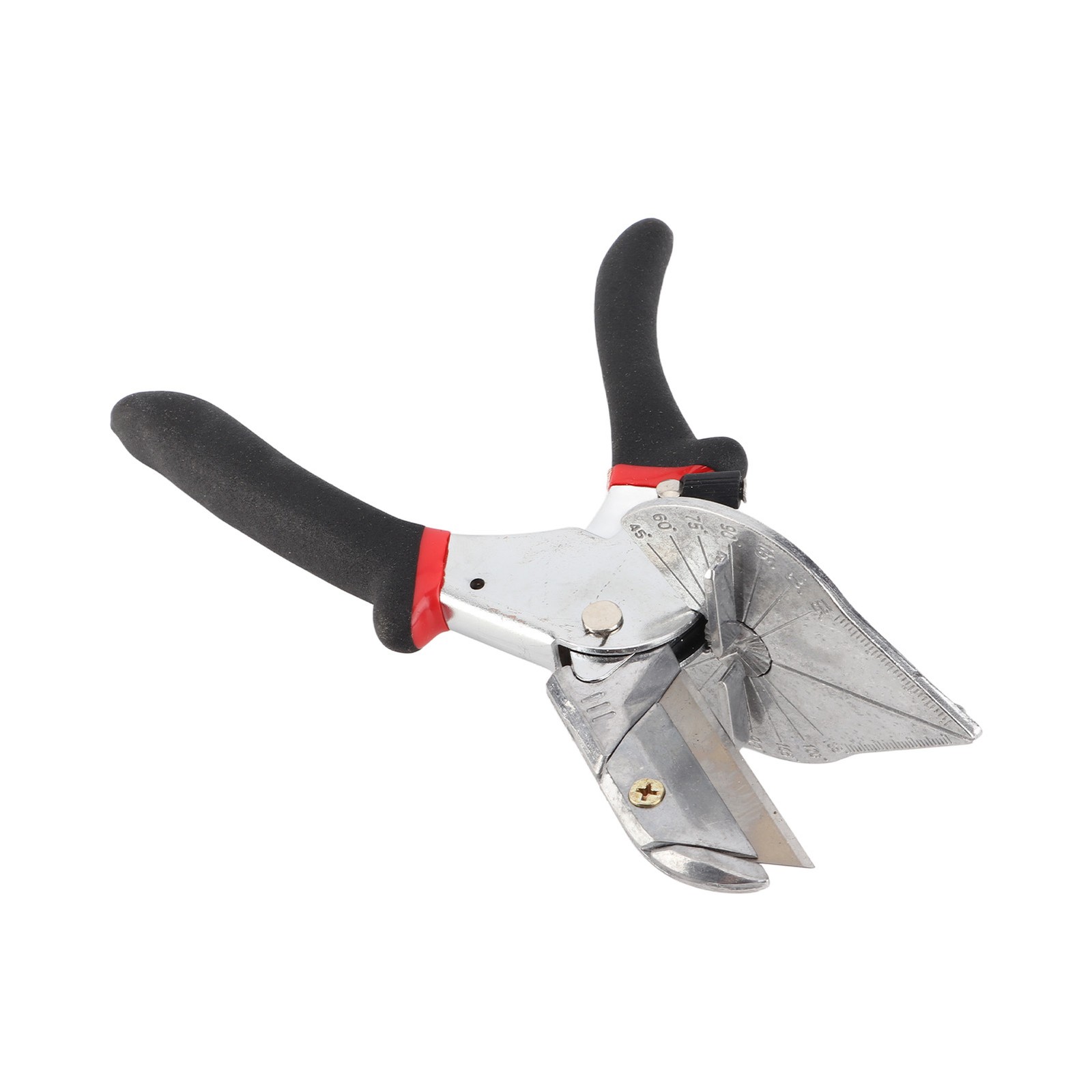 Angle Shear Cutter Non‑Slip Black Handle Hand Tool For Cutting Thin Wood CEL