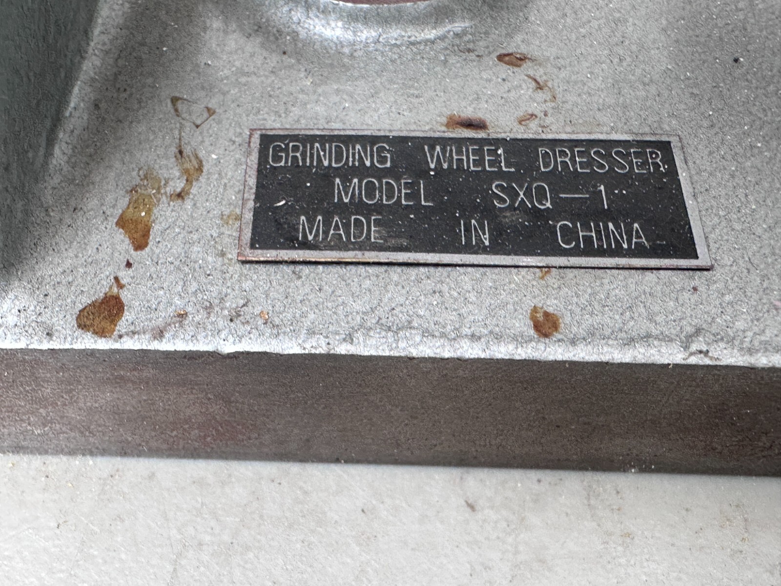 SHARS Grinding Wheel Dresser SQX-1 w/Diamond Bit, Tools, Instructions, Wood Case