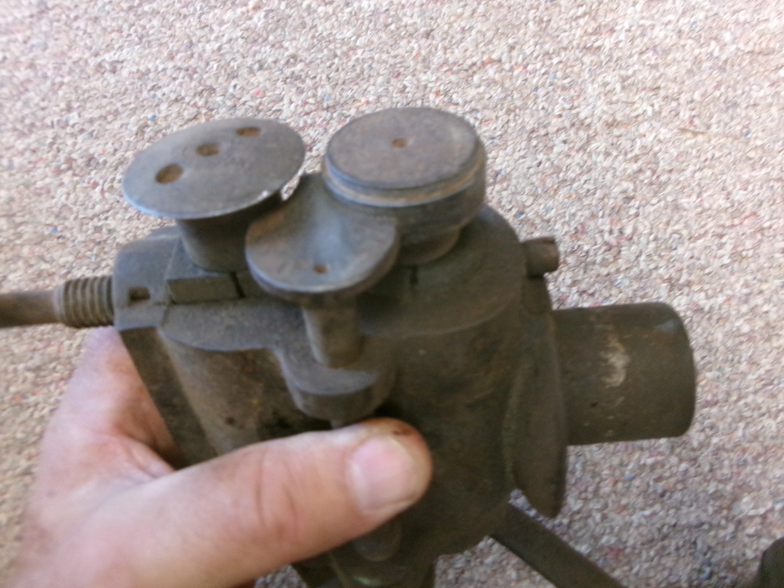 1867 ANTIQUE PECK STOW & WILCOX CO. METAL WORKING TOOL SMALL BURRING HAND CRANK