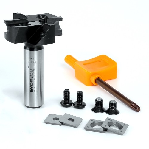 Insert Cutter Spoilboard Router Bit 1-1/2″ Diameter 1/2″ Shank – Yonico 51250