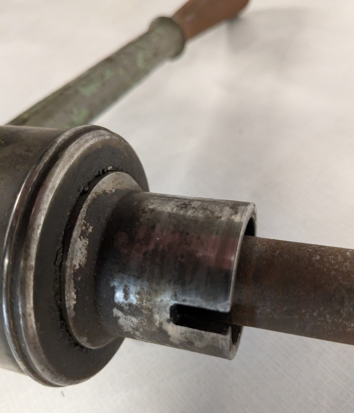 9″ South Bend Lever 3C Collet Closer. Missing Yoke Bracket. Needs Restoration
