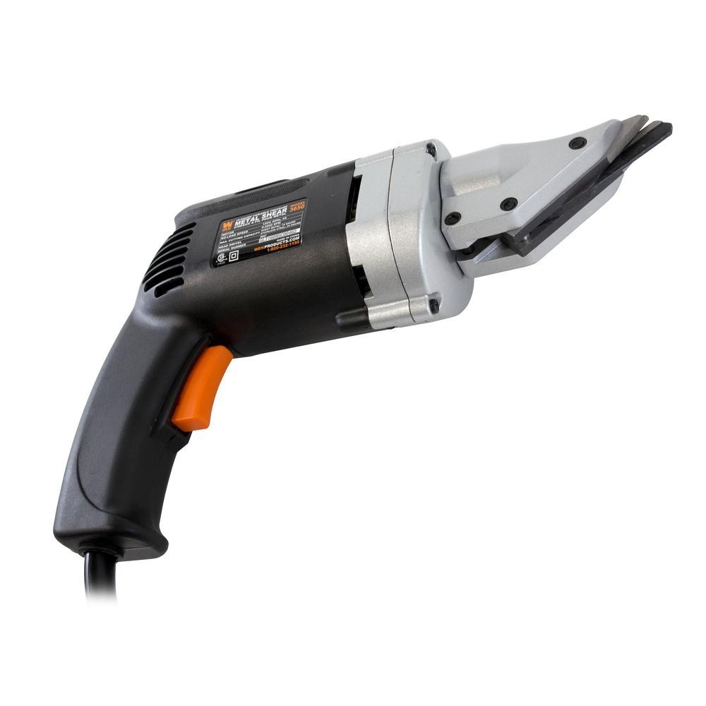 4 Amp Motor 18-Gauge Variable Speed Swivel Head Electric Metal Shear