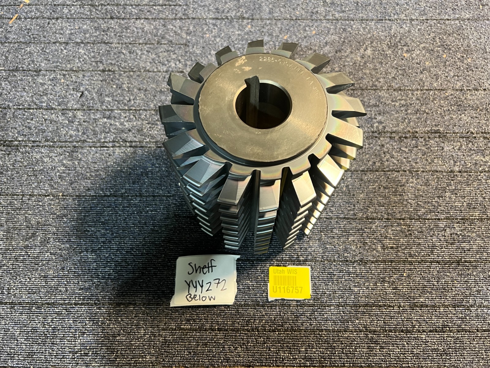 GEAR HOB CUTTER 2286-5357-REL LA 4°52 MULTI-HEAD HIGH SPEED STEEL
