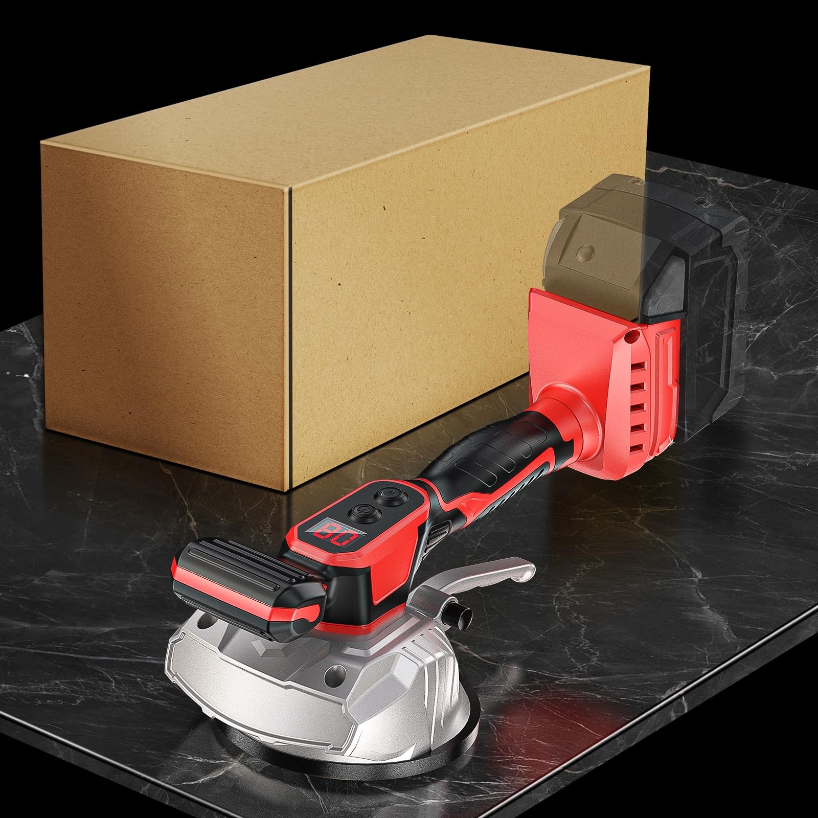 Ecarke Cordless Tile Vibration Tool Compatible with Milwaukee 18V Battery Por…