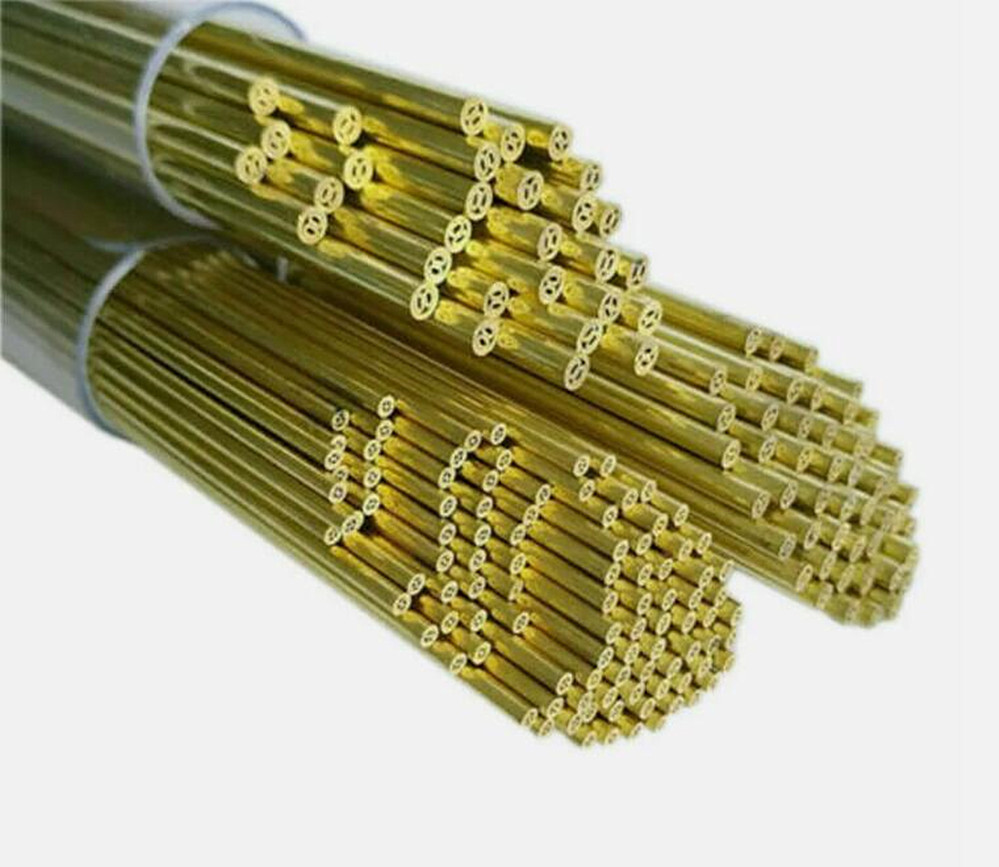 CNC Wire EDM Drilling Electrodes Multi-Channel Brass Tube Part 1.0-3.0*400mm Set