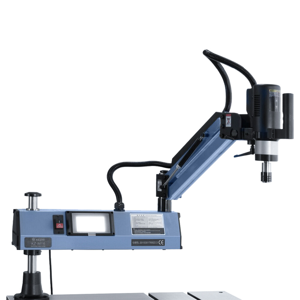 Universal 360° Electric Tapping Machine Flexible Arm M3-M16 Chuck with Collets