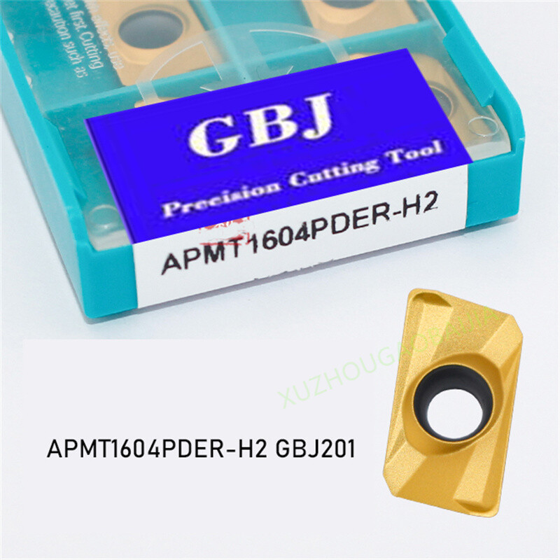 GBJ-CNC APMT1604PDER-H2 GBJ201 Carbide Milling Insert Roughing For BAP400R Tool