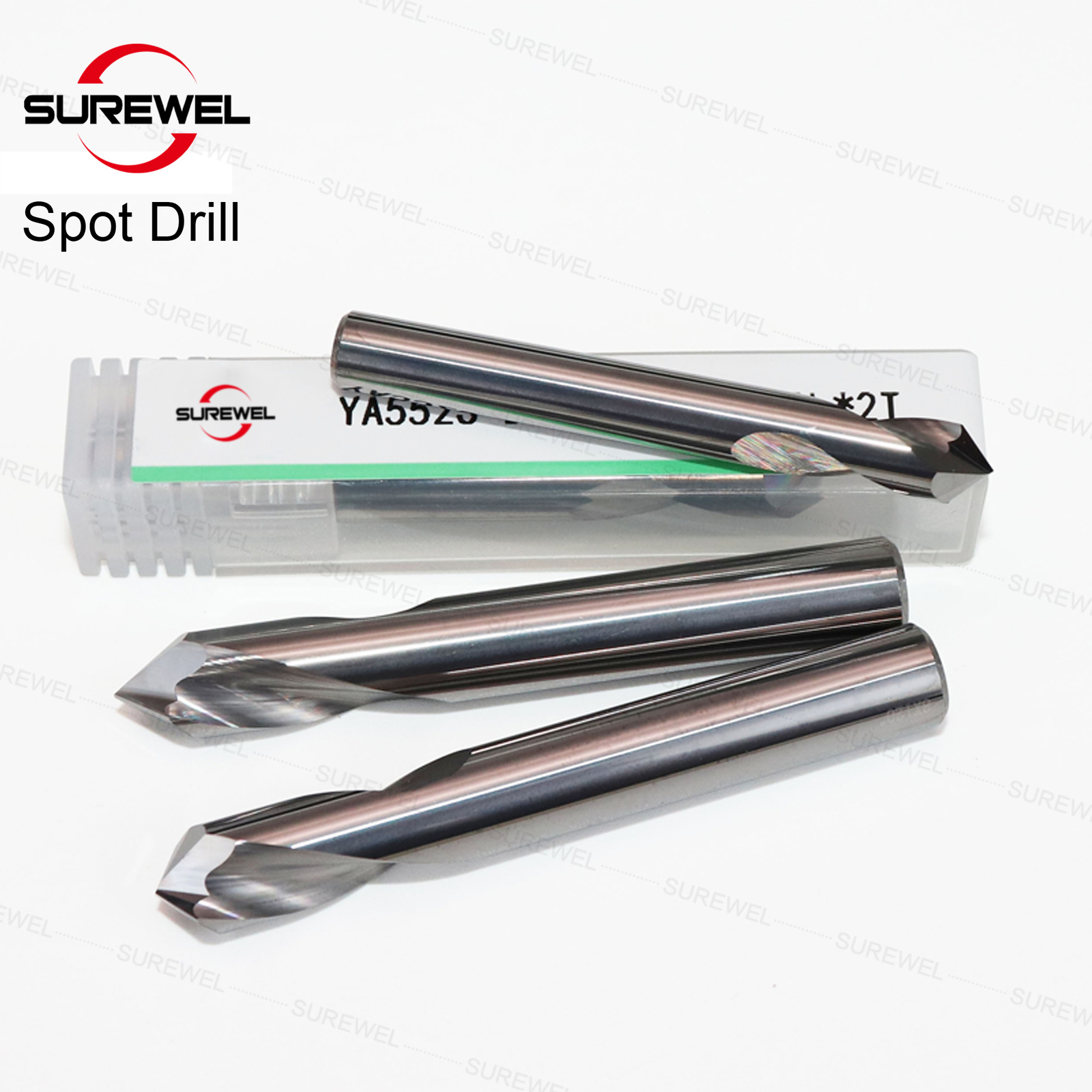 Carbide Spot Drill Stub Center Point Bit 60 90 120 Degree 1-12mm Chamfer Pilot