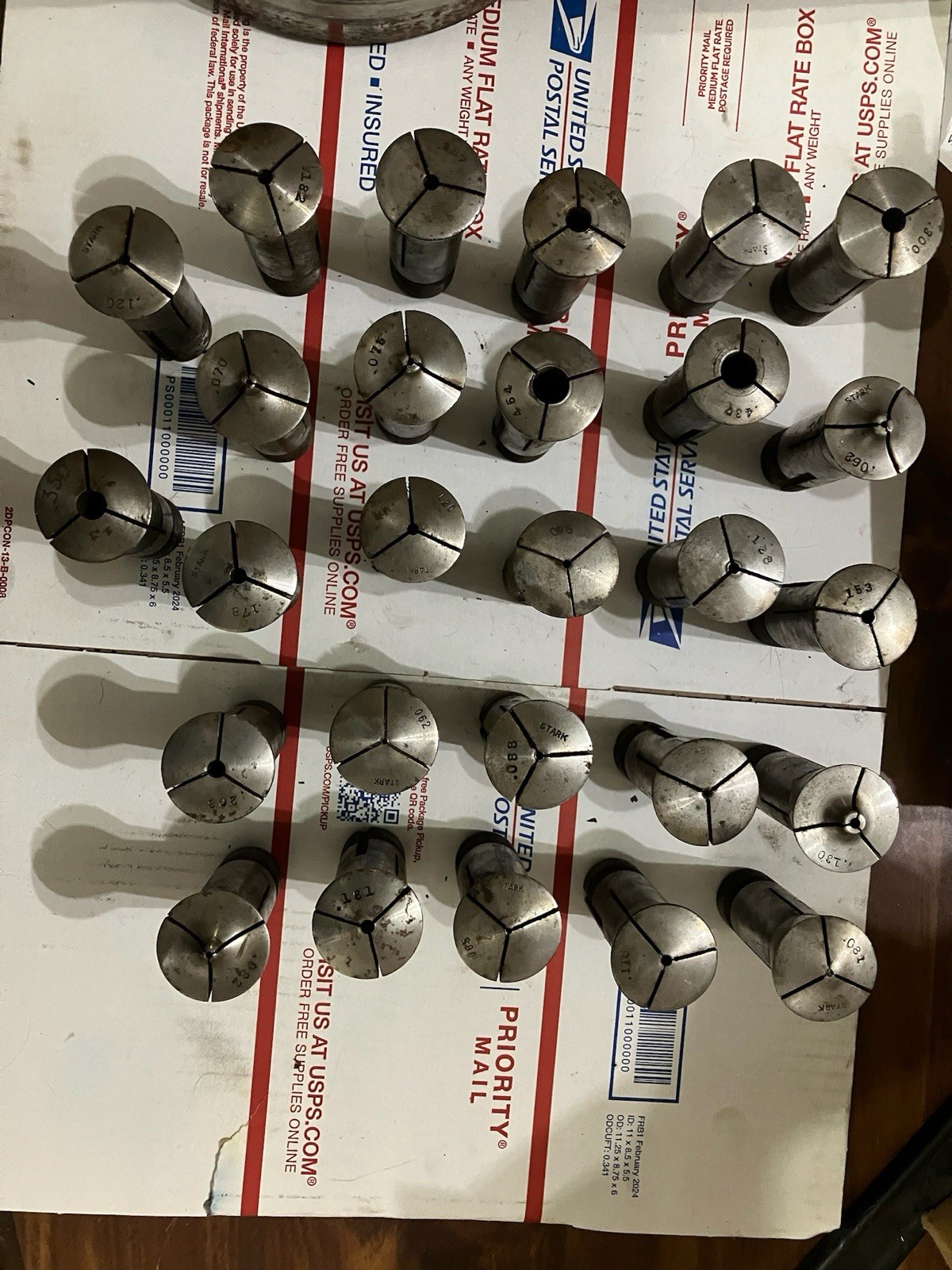Stark Lathe #4 Collets