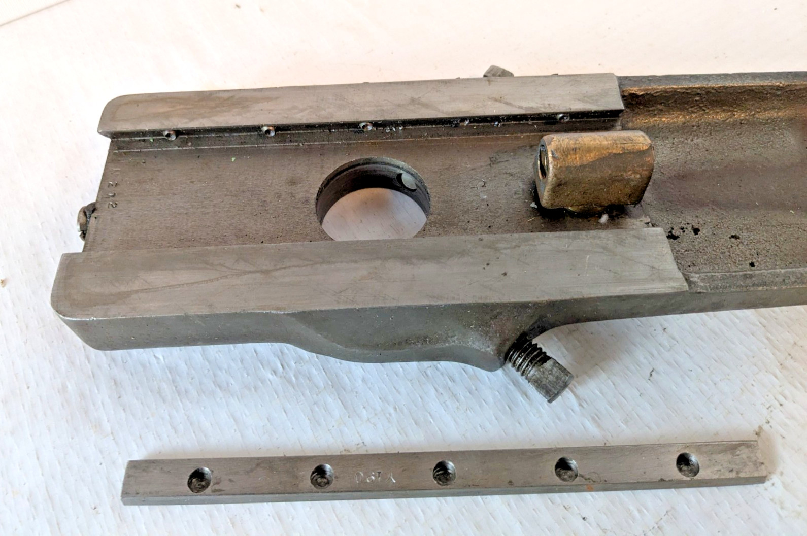 9″ inch / 10K South Bend Lathe Cross Slide with Gib, Gib screws and Feed Nut