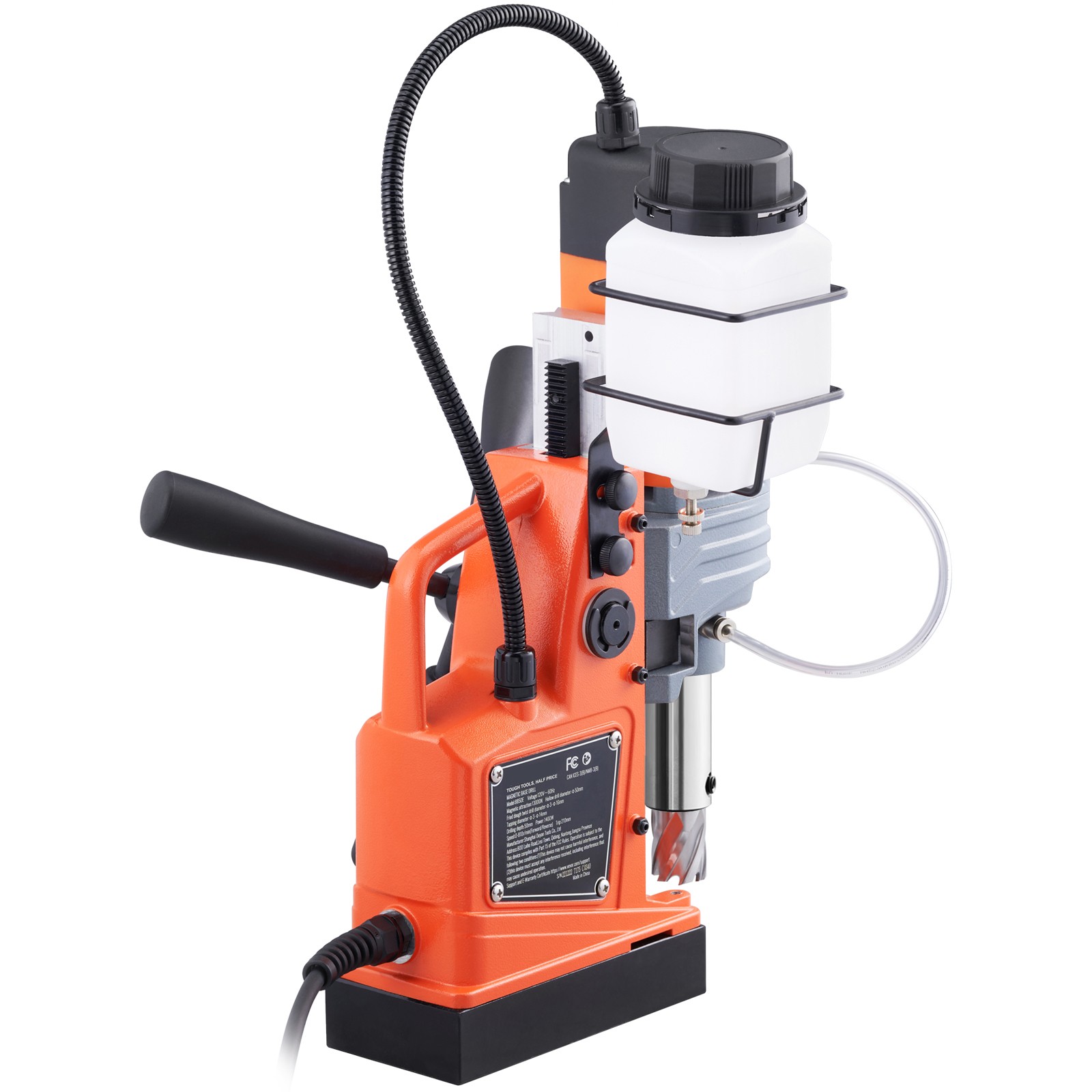 VEVOR Magnetic Drill 1300/1400/1550W 2922lbf/13000N Portable Mag Drill Press