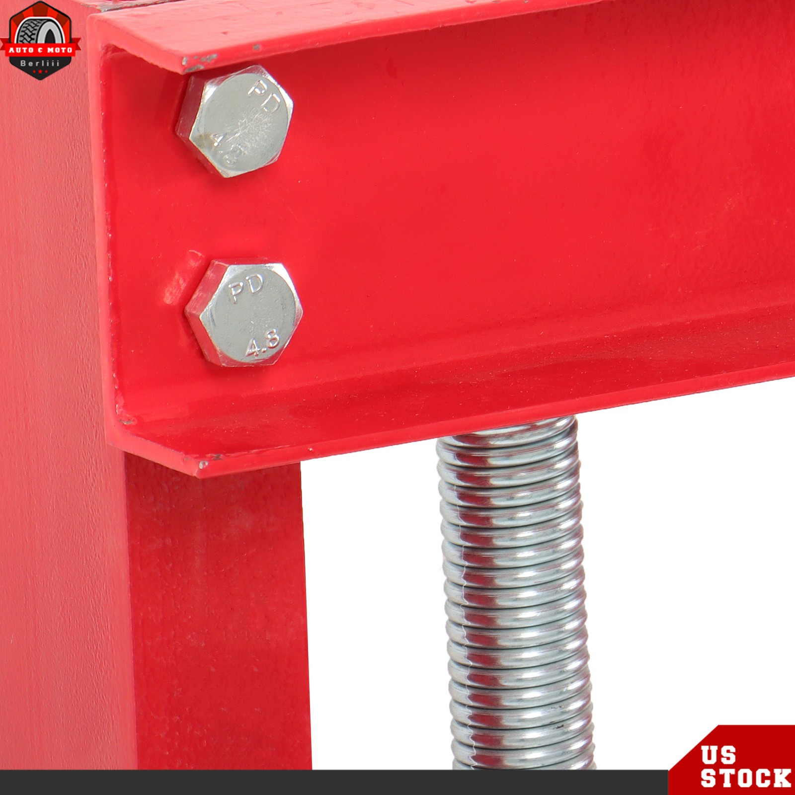 12 Ton / 24,000 lb Shop Press Hydraulic Jack Stand Floor H-Frame Press Plates