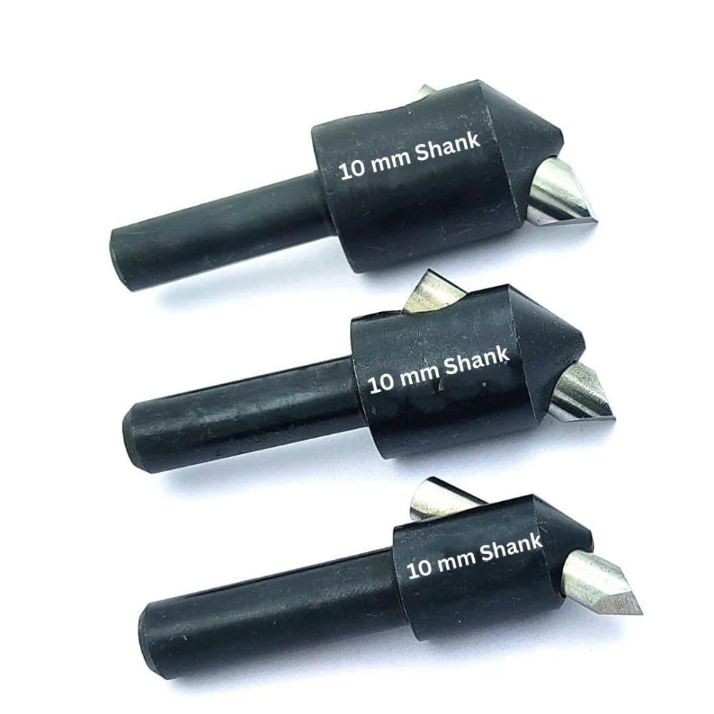 Round Small Fly Cutting Tool Set of 3 Pcs with HSS Cutting Tool Bit (10mm Shank)