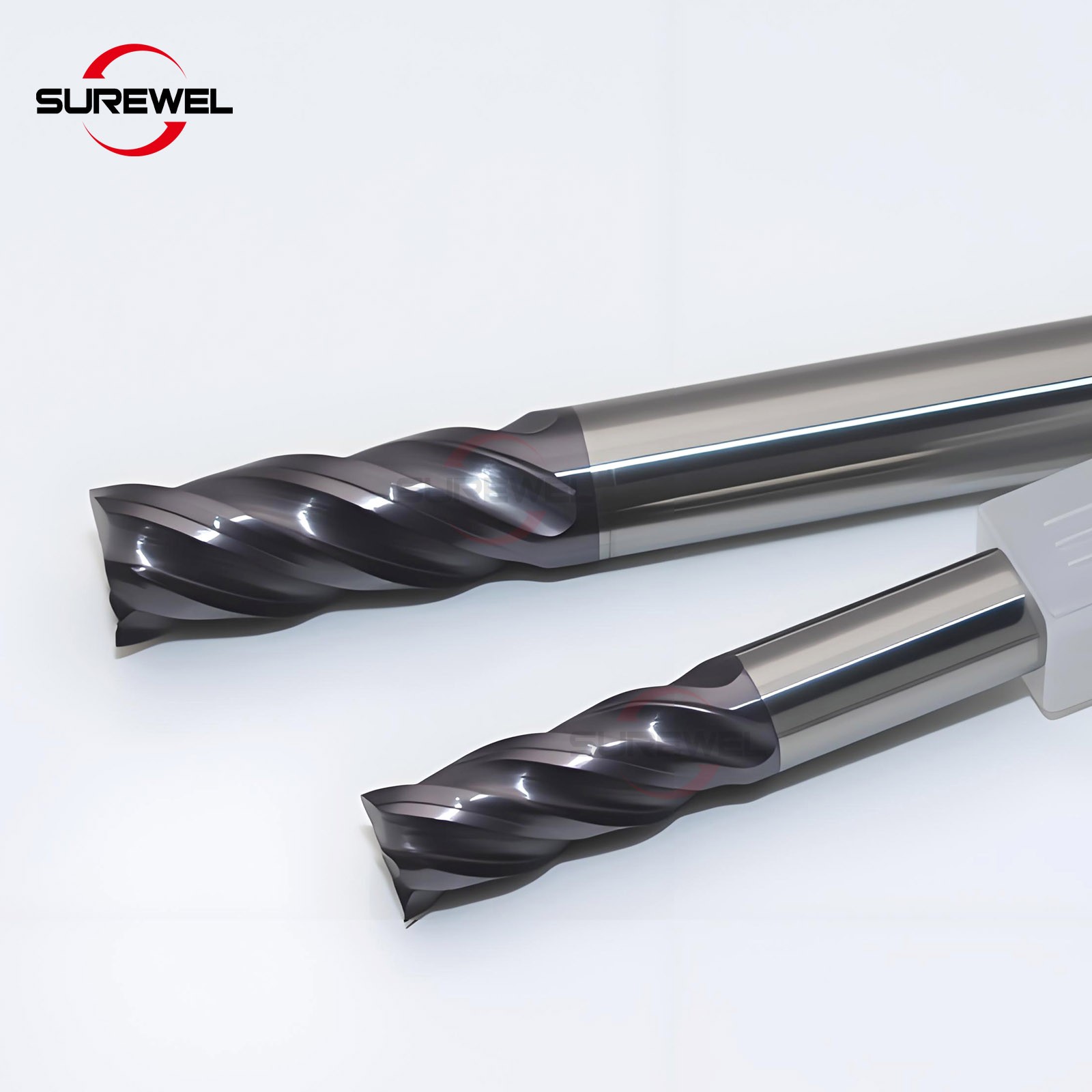 Endmill Alloy Steel Milling Cutter HRC55 4 Flute CNC Metal Cutter Milling Tools