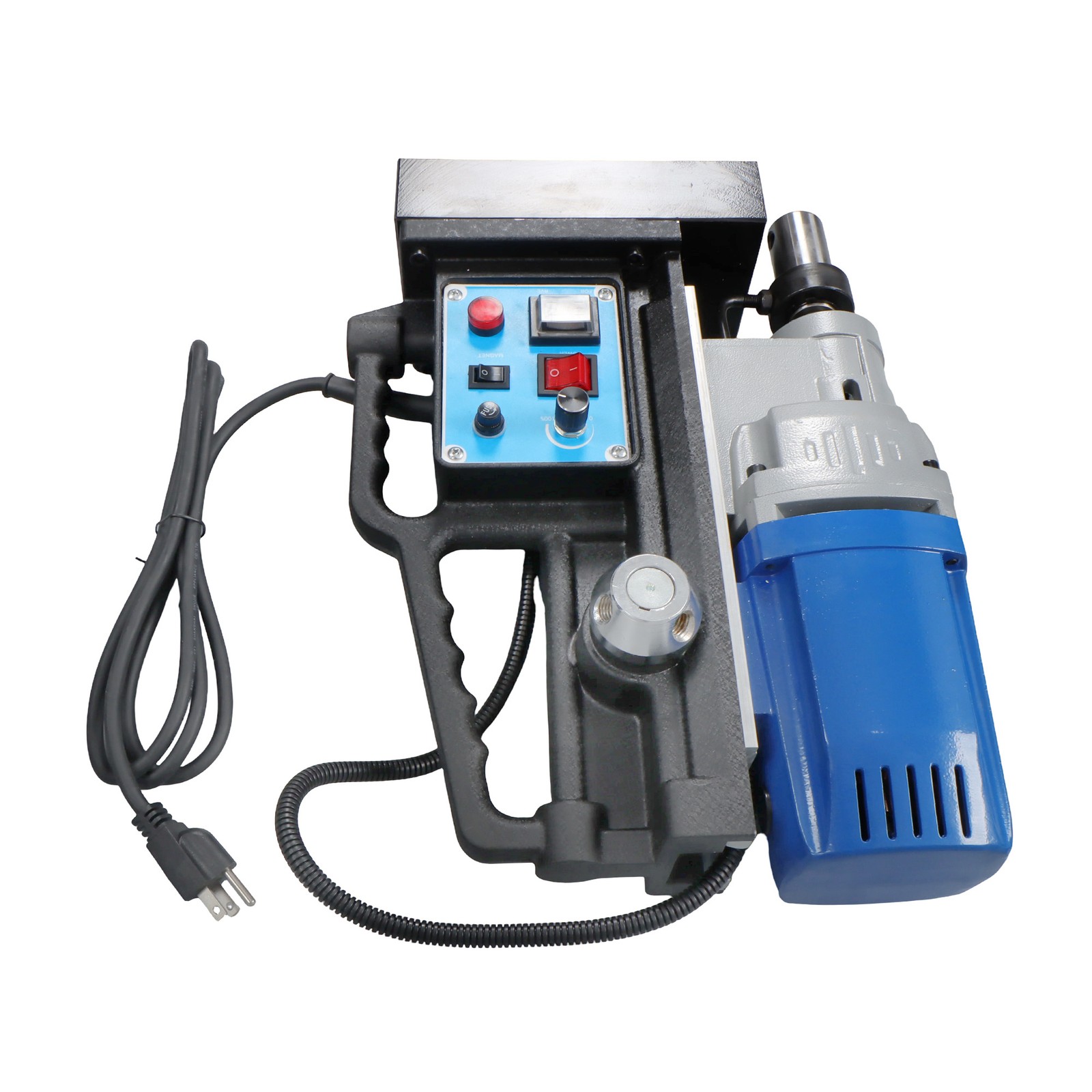 MD50 Magnetic Drill Press with 11 Pcs Drill Bits 1950W 13900N Stepless Speed