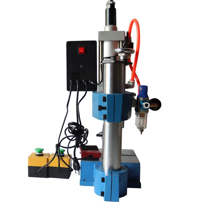 TECHTONGDA 110V Pneumatic Punch Press Machine 660Lb/300kg w/ Display Controller