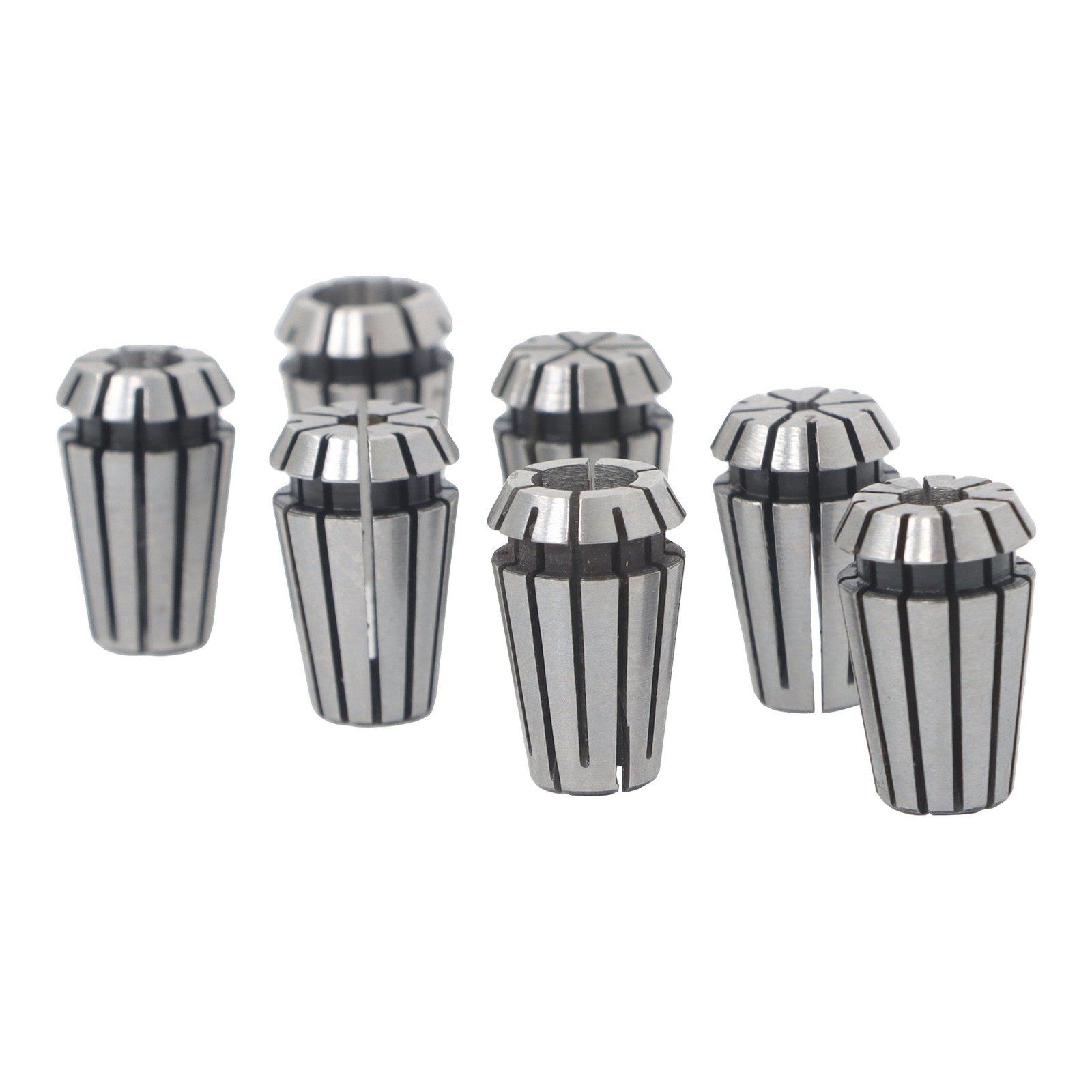 7pcs CNC Milling Lathe Tool ER11 Collet Set 1mm to 7mm Included New