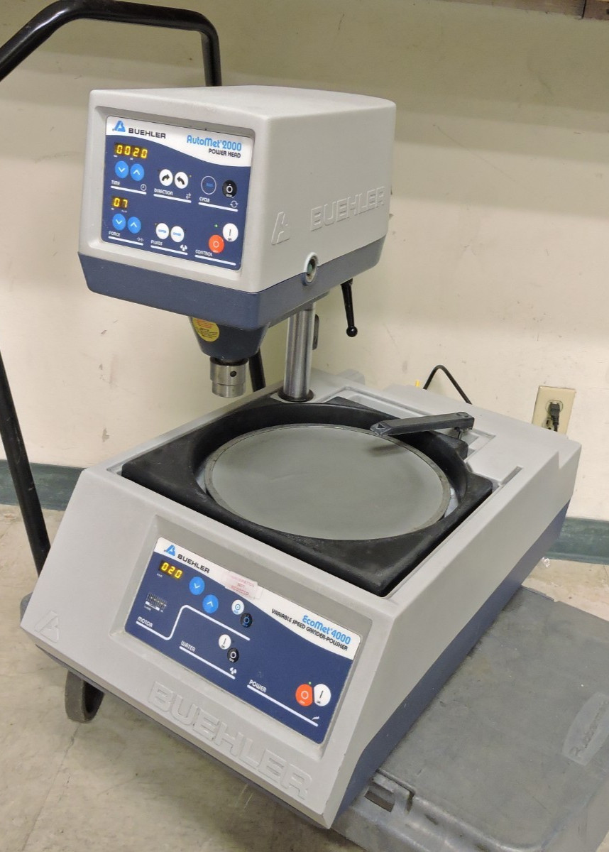 Buehler EcoMet 4000 Variable Speed Grinder Polisher with AutoMet 2000 Power Head