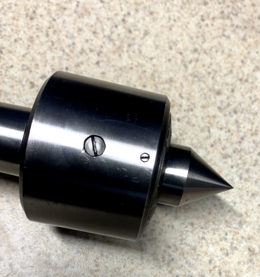 Machinist Lathe Tool: 3MT Live Center Triple Bearing Heavy Duty (NOS) Yugoslavia