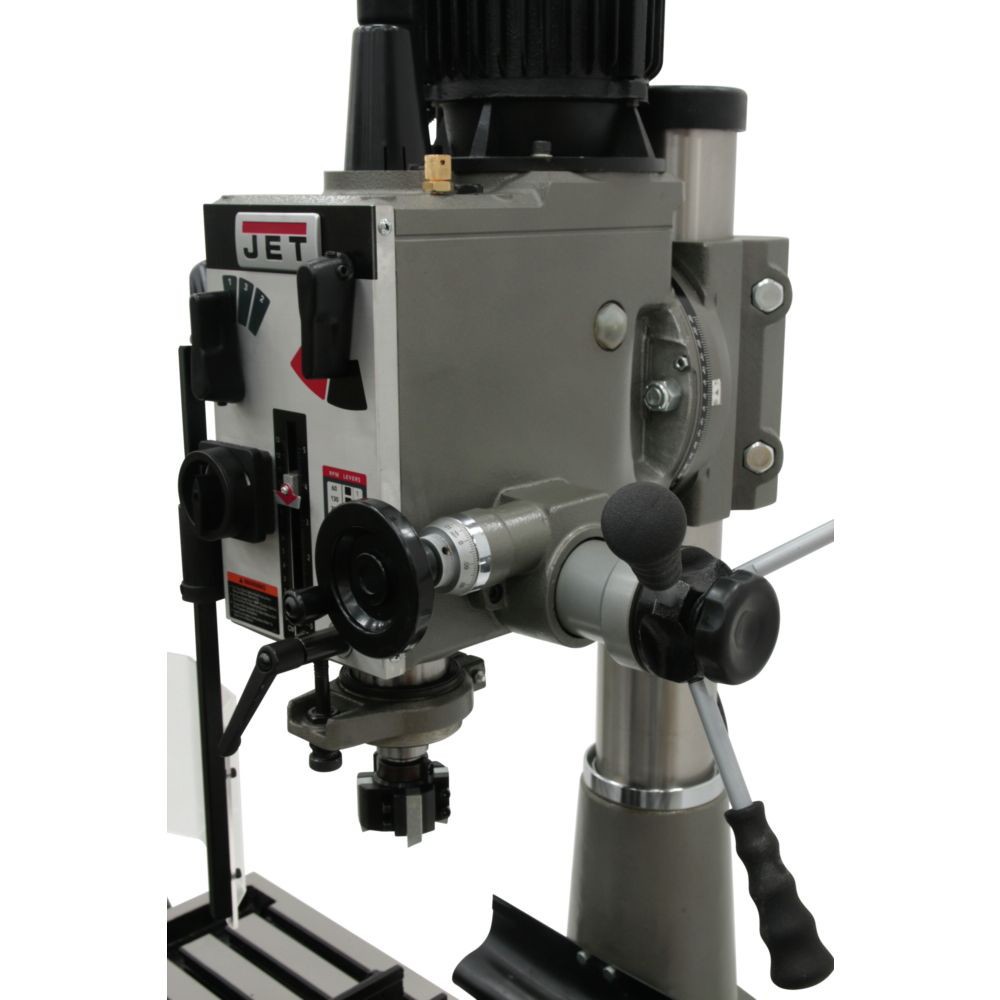JET 351144 JDM-40GH Geared Head Mill Drill with Newall DP500 2-Axis DRO New