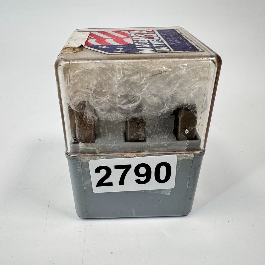 Hanson Tools USA 21360 9-Piece Heavy Duty 1/8″ Numbers 0 – 9 Steel Stamp Set