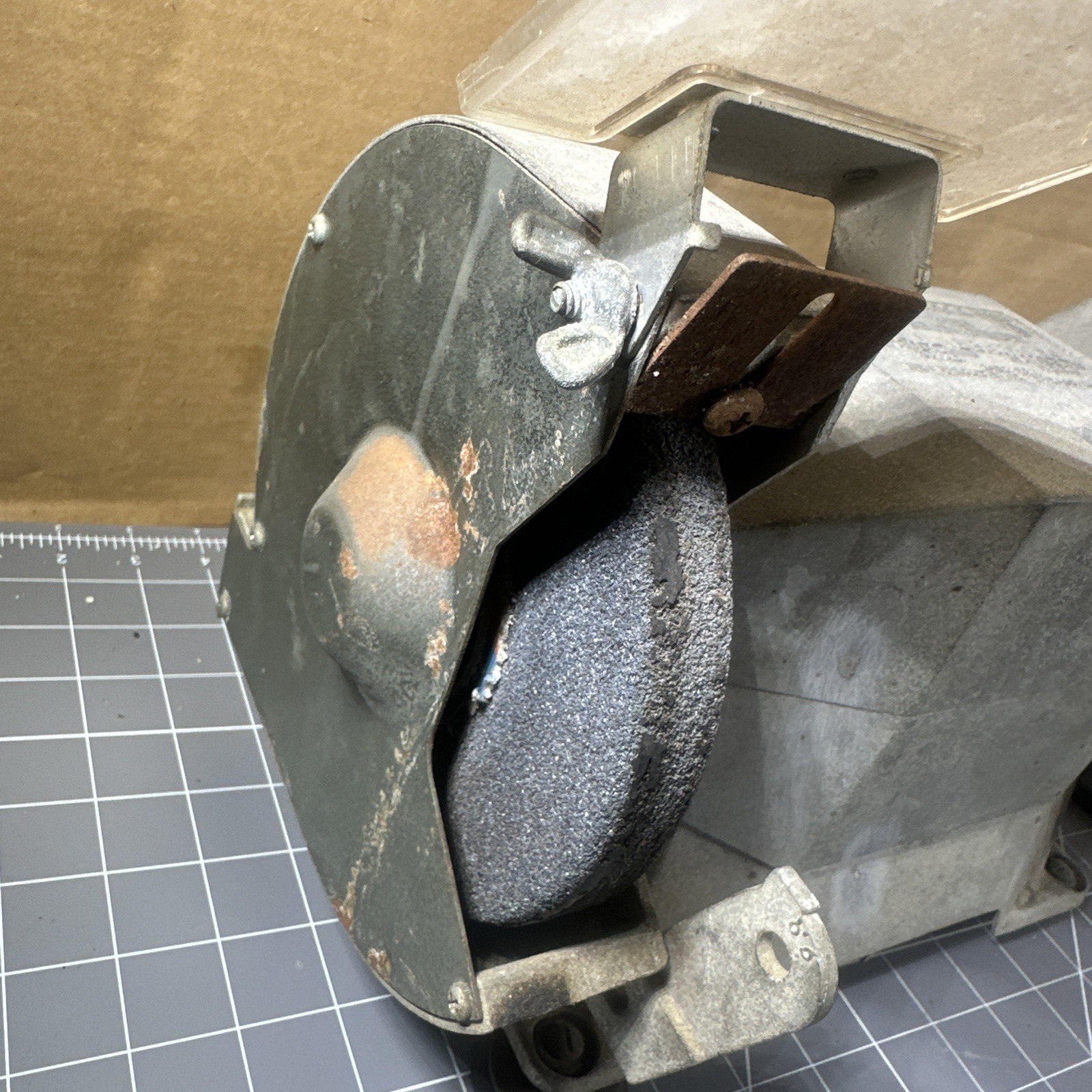 Vintage Rare USA Made WEN Model 1030 Bench Grinder 6” 1/3HP 3450 RPM Chicago