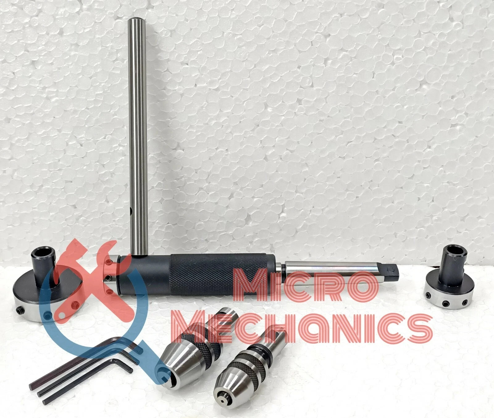 3MT Lathe Tailstock Tap And Die Holder set Sliding Floating Type MT3 Shank INCH
