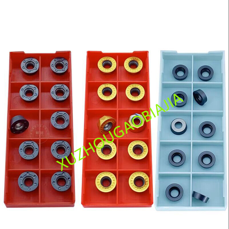 GBJ-CNC R6 circular milling cutter insertion RDMW RPMT RPMW 1204 Carbide Inserts