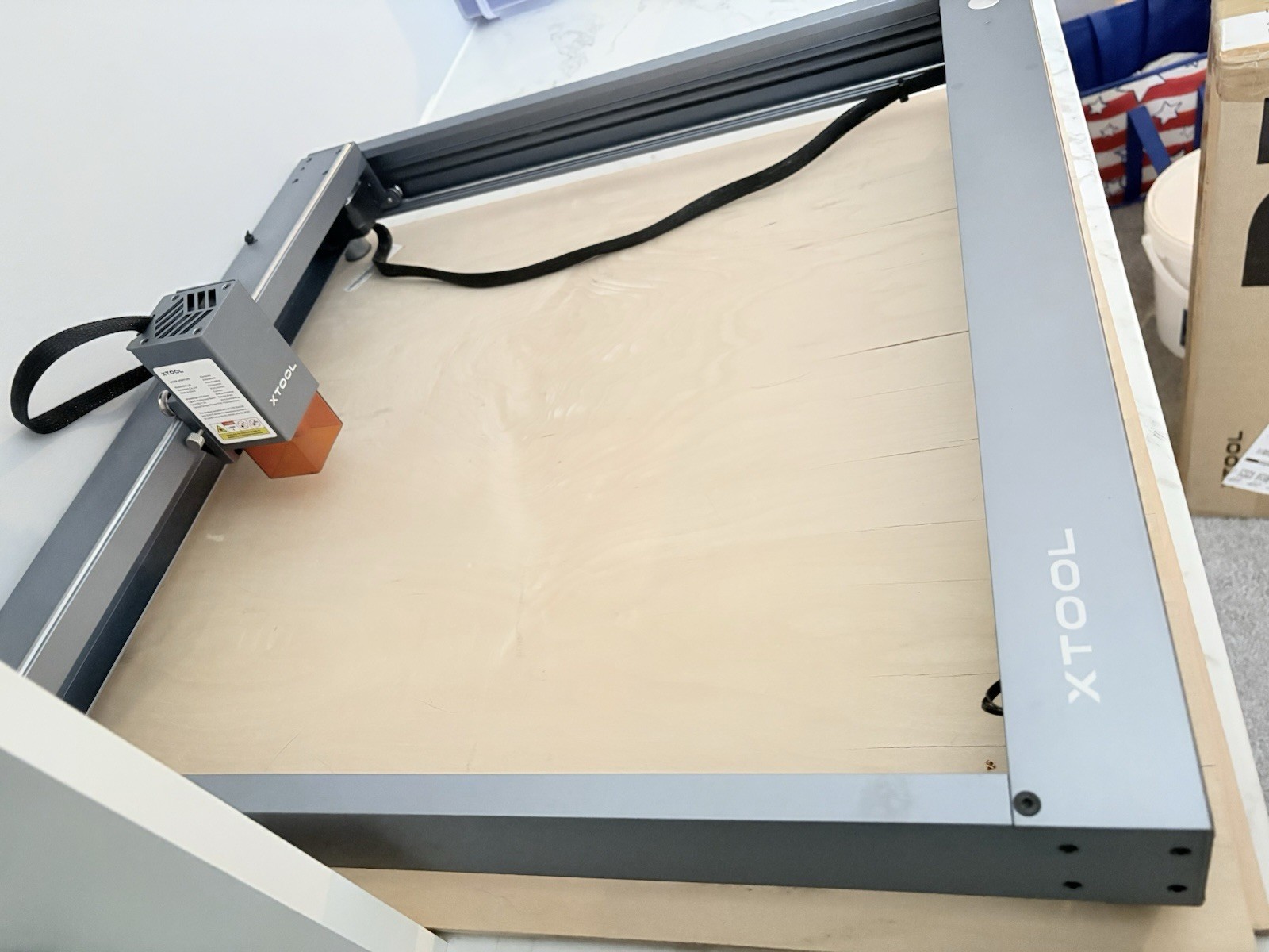 xTool D1 10W CNC Laser Engraver/Cutter 110V Kit w/ Accessories & Manual