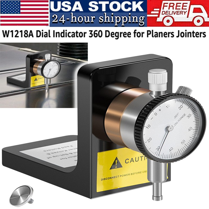 W1218A Dial Indicator 360 Degree Durable Powerful Magnetic Base for Planers