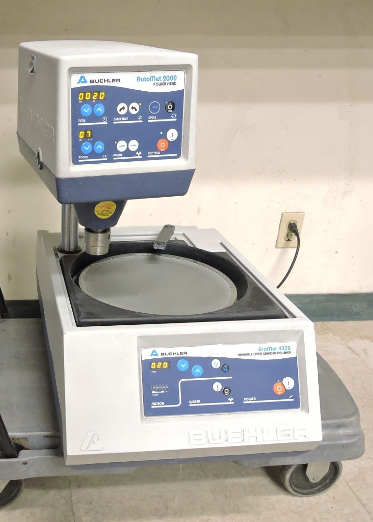 Buehler EcoMet 4000 Variable Speed Grinder Polisher with AutoMet 2000 Power Head