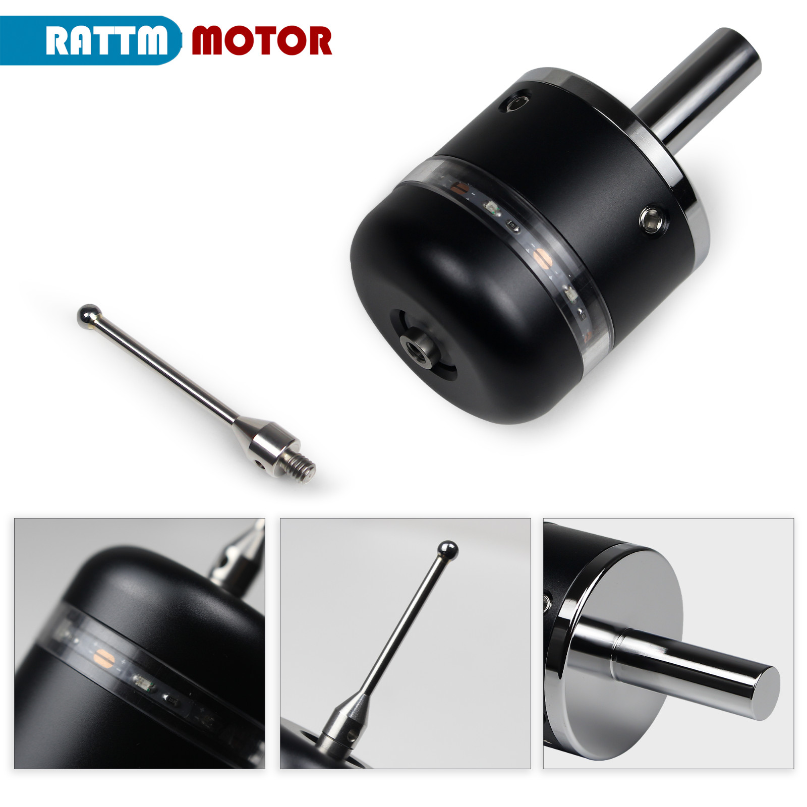 3D Photoelectric Edge Finder Milling Machine Touch Probe 0.01+Tungsten Steel tip