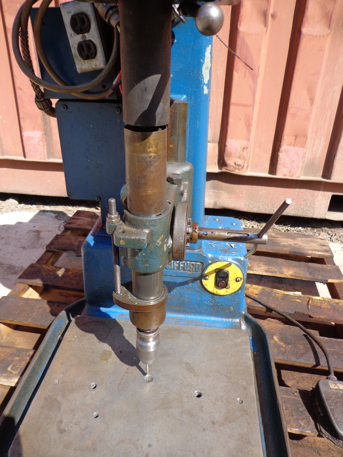 Leland Gifford 15″ Drill Press GE General Electric motor 5K3440A17 220/3/60