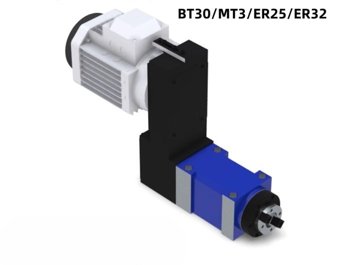 ER25 BT30 Morse Taper No. 3 Power Head High-Precision Spindle Mechanical CNC