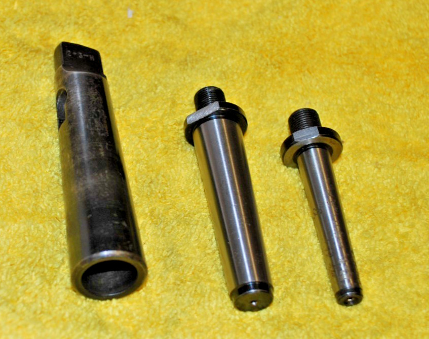 Offset Tailstock w/ Live Center, Dead Center for Turning, MT1, MT2 & MT3 Shanks