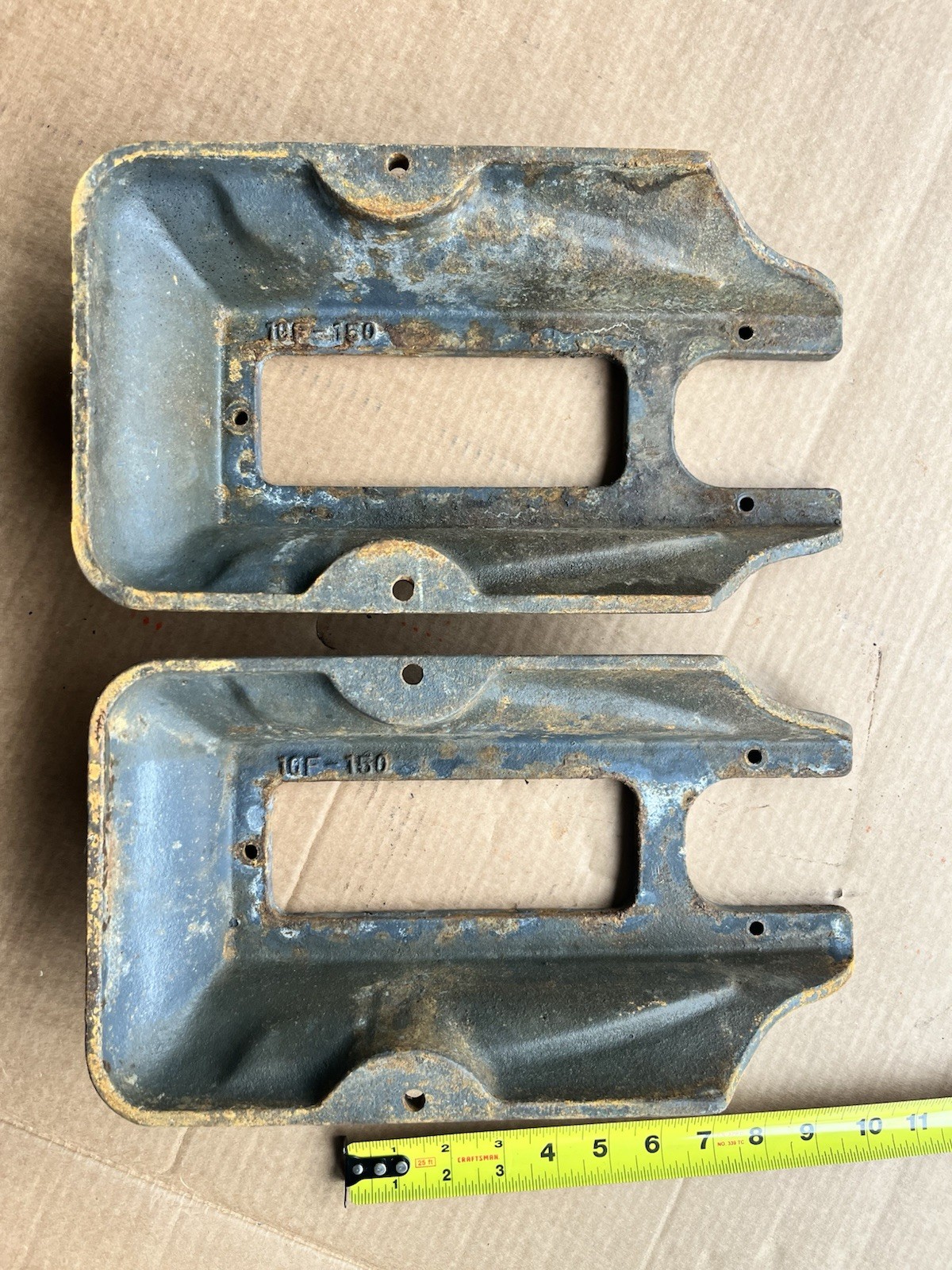 Pair Of Atlas Craftsman Metal Lathe Risers Riser Blocks Legs Feet 10F-150
