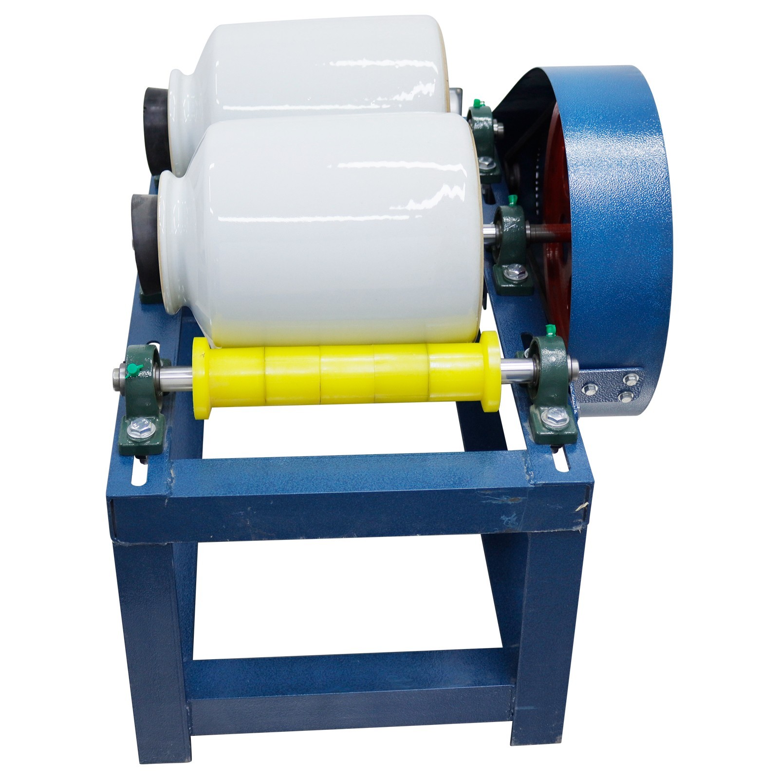 Lab Horizontal Ball Mill 5L*2 Ceramic Jar Glaze Dry / Wet Grinding Machine 220V