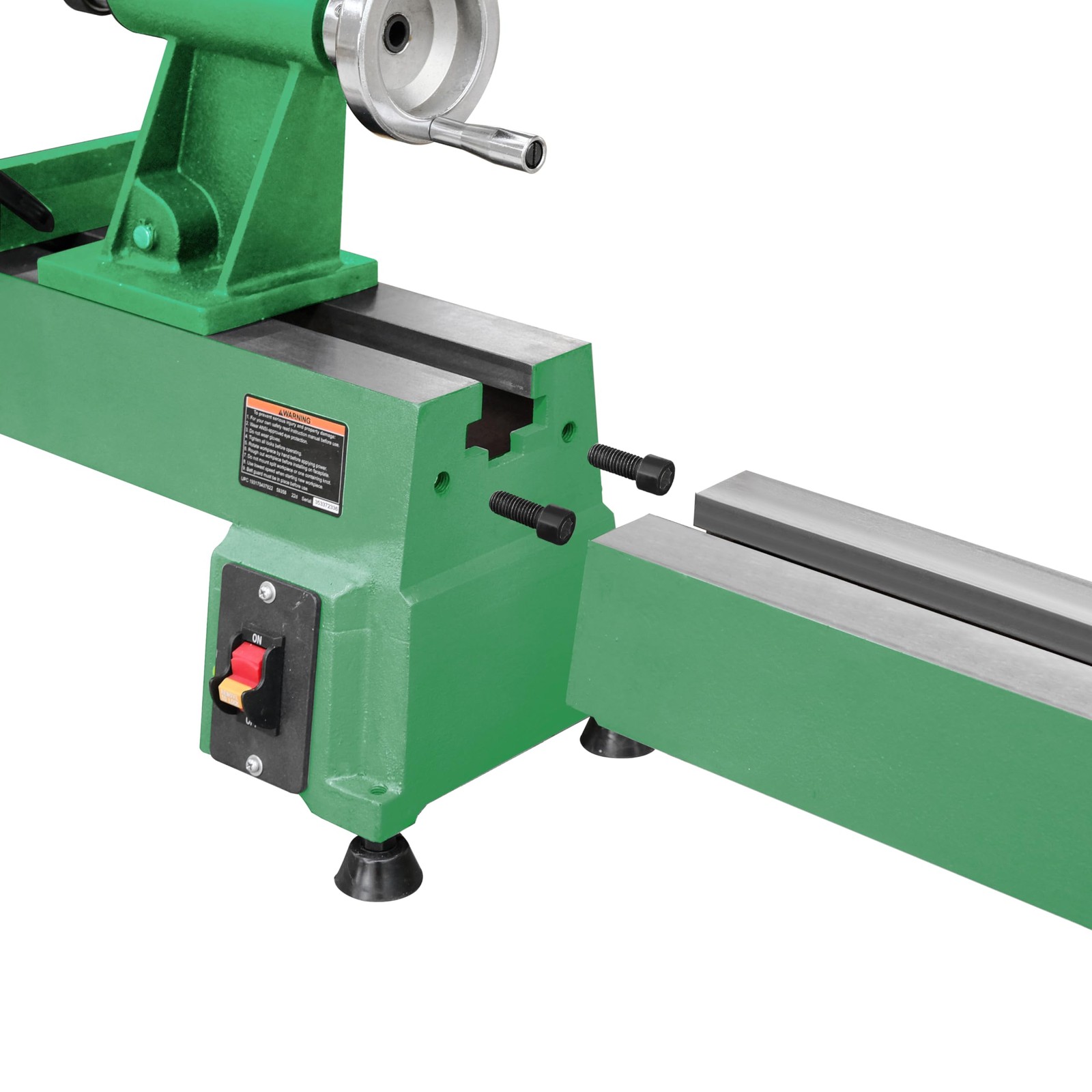 Extension Bed for Woodturning Lathe, with Harbor Freight Central Machinery 65…