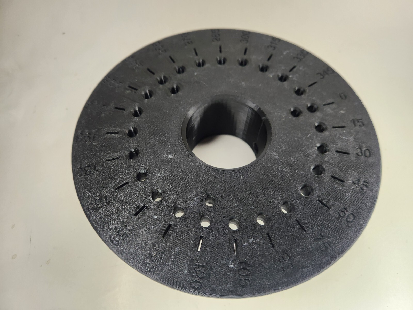 Lathe Indexing Plate For Grizzly G0709 14×40 Spindle (increments of 15 degrees)