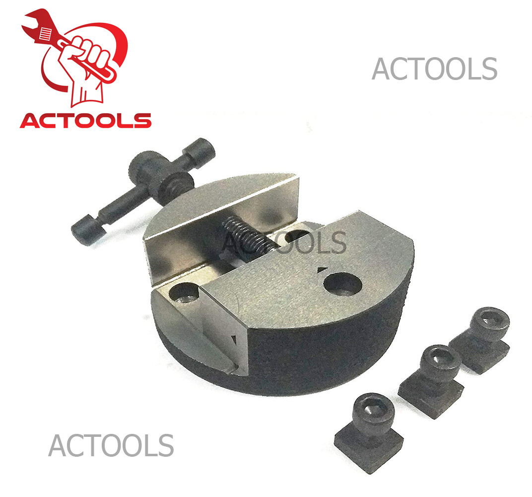 Round Vice 100mm For 4″100mm Rotary Milling Table Supplied With M6 Tnuts USA